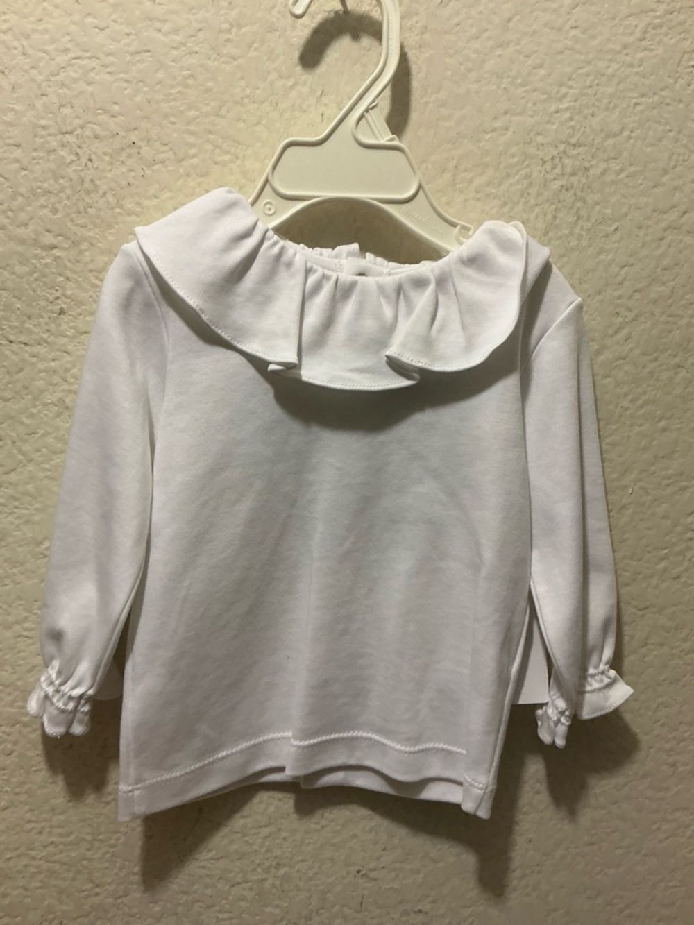 Sophie & Lucas Long-Sleeve Ruffle Collar Top for Kids